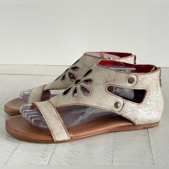 Bed Stu NWT Women’s Soto Floral Cutout Flat Sandal Nectar Lux size 10 - Picture 2 of 10